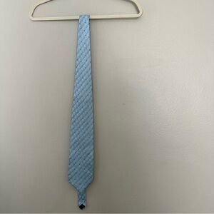 Ermenegildo Zegna Blue Striped Silk Tie